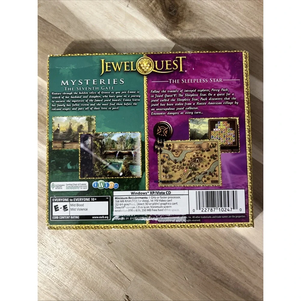 Jewel Quest 2 Pack: The Sleepless Star/The Seventh Gate (PC, 2012)